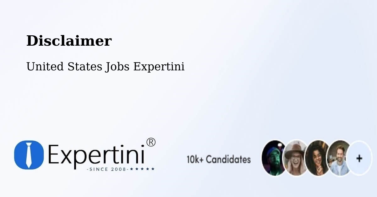 Disclaimer – Brownsburg - United States Jobs Expertini